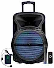 Westa - 12 İnç 2 Yollu Şarjlı 250W Aktif Portatif Ses Sistemi