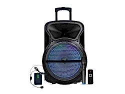 Westa - 15 İnç 2 Yollu Şarjlı 350W Aktif Portatif Ses Sistemi
