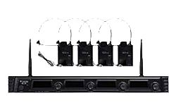 Westa - 4 Kanal UHF Yaka (HeadSet) Mikrofon Seti