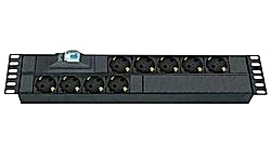 FormRack - 42U 18 li (9+9) Sigortalı Dikey Priz Grubu