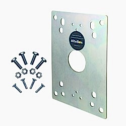 AlteBox - Speed Dome'lar için Vidalı Direk Bağlantı Aparatı (galvaniz kaplama, 2mm et kalınlığı)