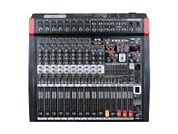 Decon - 8 Kanal Mono / 2 Kanal Stereo Power Mixer (2x650Watt)