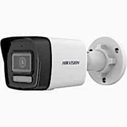 Hikvision - 2MP 2.8mm Lens 30Mt. IR H.265+ Smart Hybrid Light Bullet İP Kamera - Dahili Mikrofon