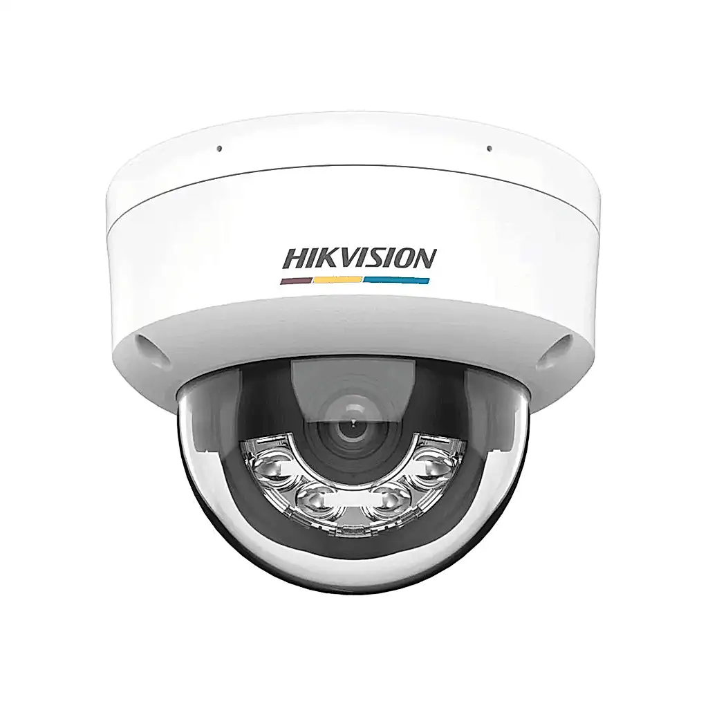Hikvision - 2MP 2.8mm H.265+ Mikrofon SD Kart 30Mt. Smart Hybrid Light Dome İP Kamera