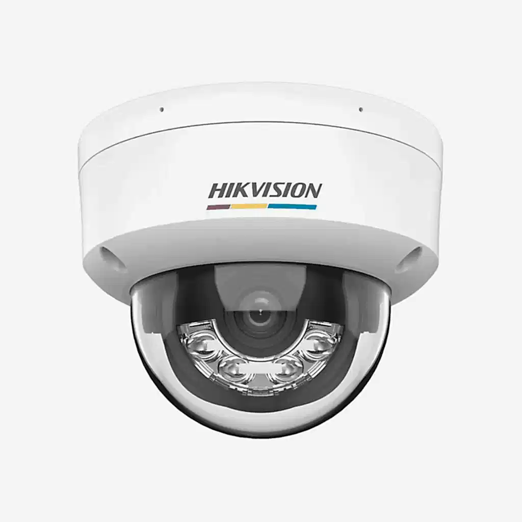 Hikvision - 4MP 2.8mm H.265+ Mikrofon SD Kart 20Mt. Smart Hybrid Light Dome İP Kamera