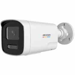 Hikvision - 4MP 4mm H.265+ Mikrofon SD Kart 50Mt. ColorVu, Smart Hybrid Light Bullet İP Kamera