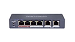 Hikvision - 4 Port Fast Ethernet Yönetilemeyen POE Switch