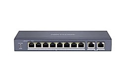 Hikvision - 8 Ports PoE + 2 Port GB Uplink Switch