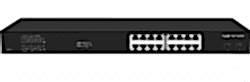 SCSI - 16 Port Gigabit PoE + 2 Port 1000M SFP Port Switch