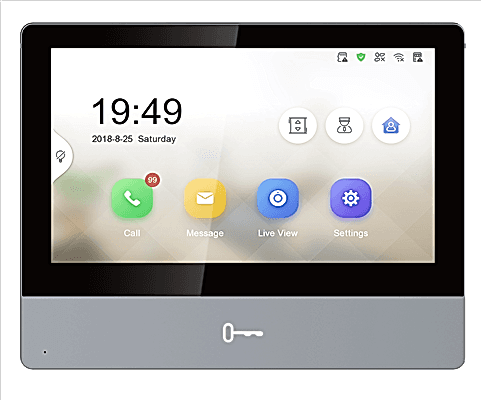Hikvision - 7 inc TFT LCD Dokunmatik Ekran IP Monitör
