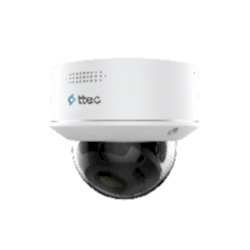 Ttec - 5MP 2.7~13,50mm Motorize Lens H265+ 30Mt. IR Dome İP Kamera - Dahili Mikrofonlu