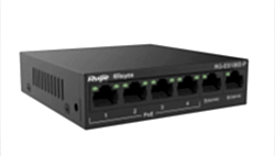 Reyee - 4 Port 100Mbps PoE, 2 Port 100Mbps Uplink Port Yönetilmez PoE Switch