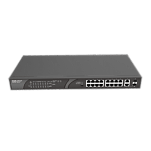 Reyee - 16 Port 100Mbps PoE, 2 Port GB RJ45/1 SFP Combo Ports Yönetilmez PoE Switch 