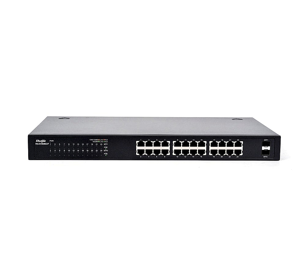 Reyee - 24 Port 10/100Mbps + 1-Upper-link port 10/100/1000Mbps + 1-Combo Port Switch