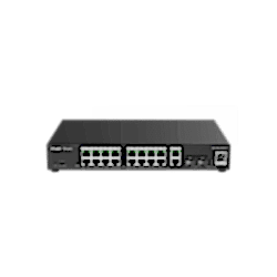 Reyee - 16 Port Gigabit PoE, 2 Port GB RJ45, 2 SFP Slots Smart PoE Switch