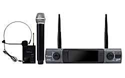 Westa - Westa 2 Kanal UHF El + Yaka (HeadSet) Mikrofon Seti