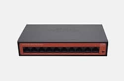 Wi-Tek - 8 Port Gigabit PoE, 2 Port GE Uplink Port Switch - Watchdog + 65W + 250M